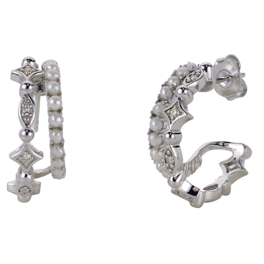 Sterling Silver Freshwater Earring