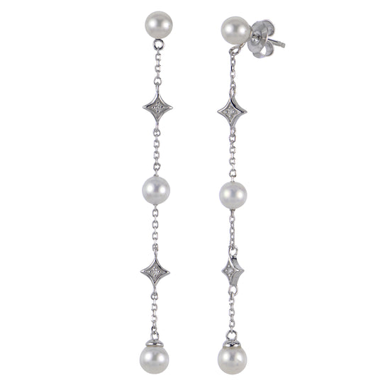 Sterling Silver Freshwater Pearl Earring