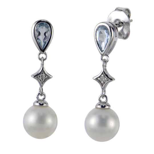 Sterling Silver Freshwater Pearl Earring