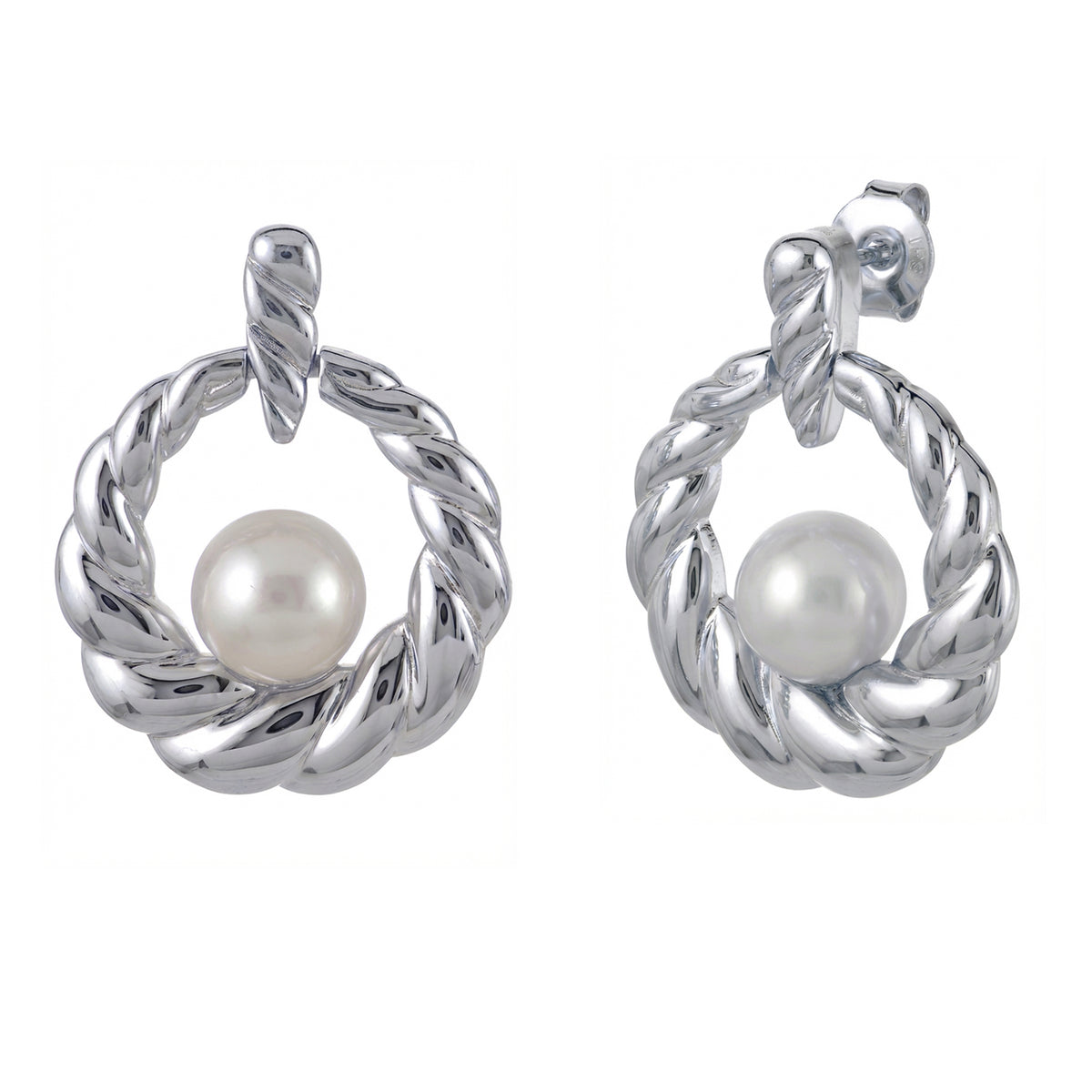 Sterling Silver Freshwater Pearl Earring