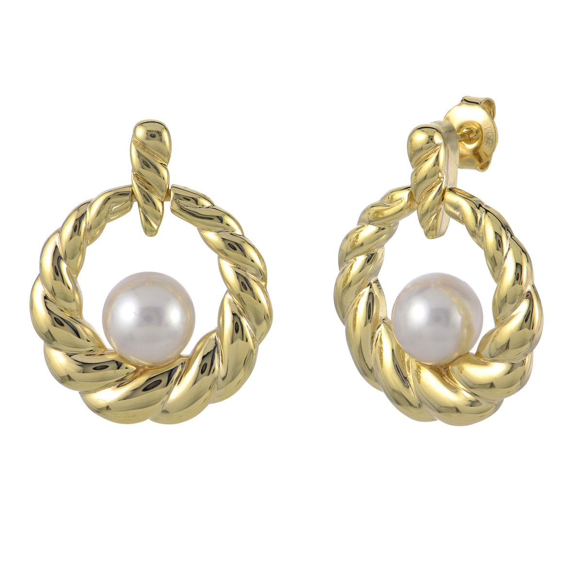 Sterling Silver Freshwater Pearl Earring