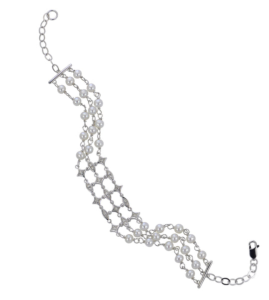 Sterling Silver Freshwater Pearl Bracelet