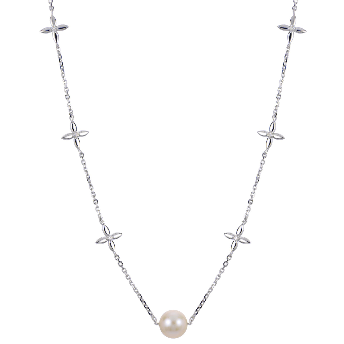 Sterling Silver Freshwater Pearl Necklace