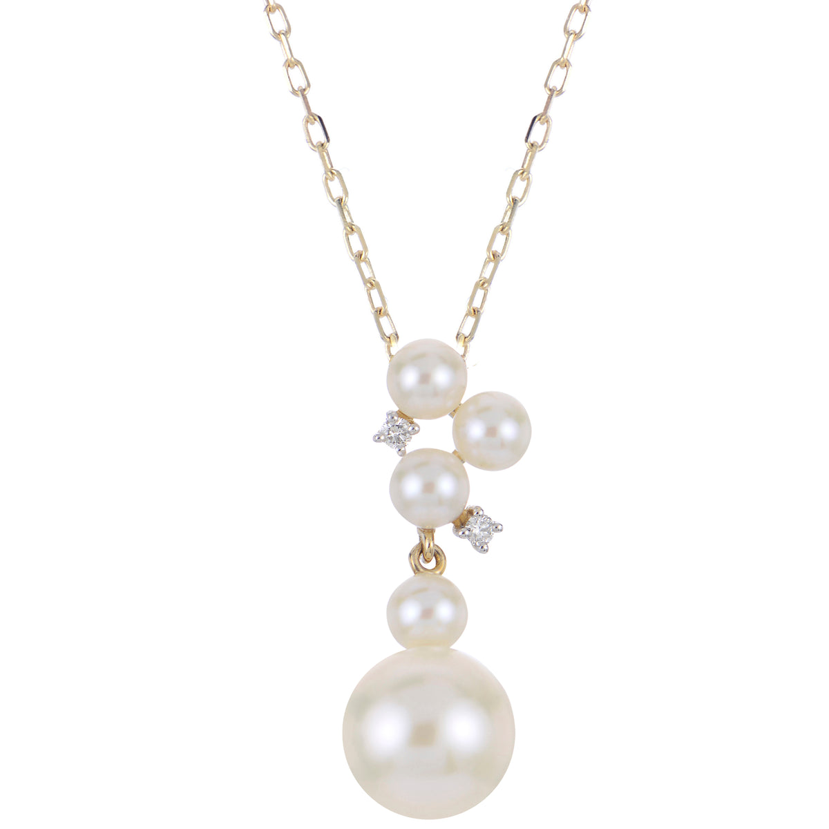 14KT Yellow Gold Freshwater Pearl Necklace