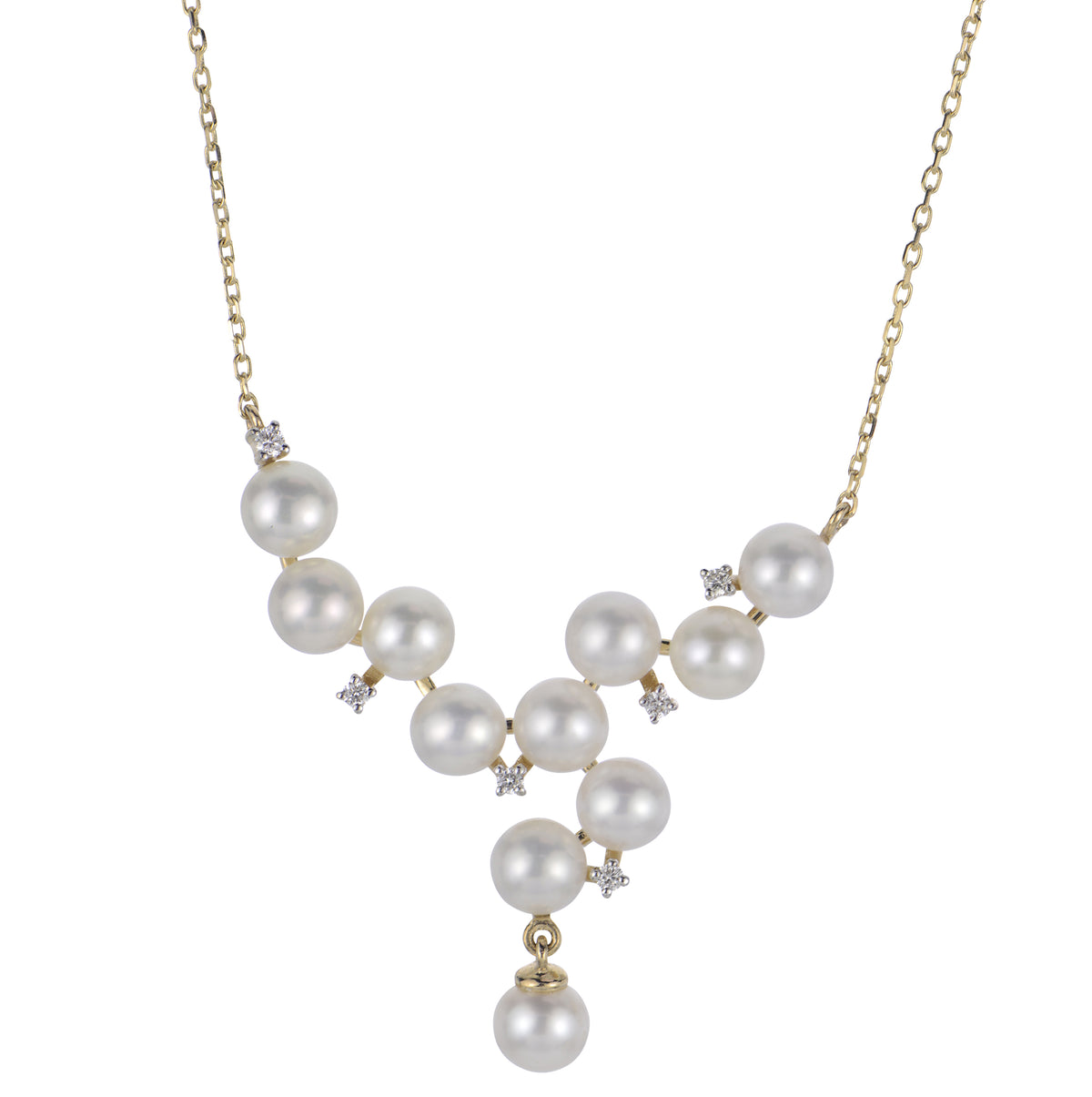 14KT Yellow Gold Freshwater Pearl Necklace