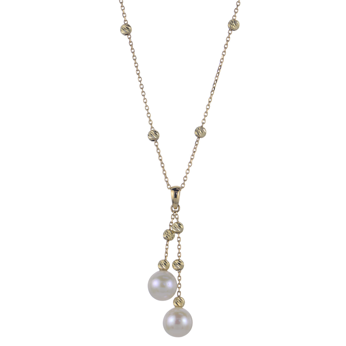 14KT Yellow Gold Freshwater Pearl Necklace