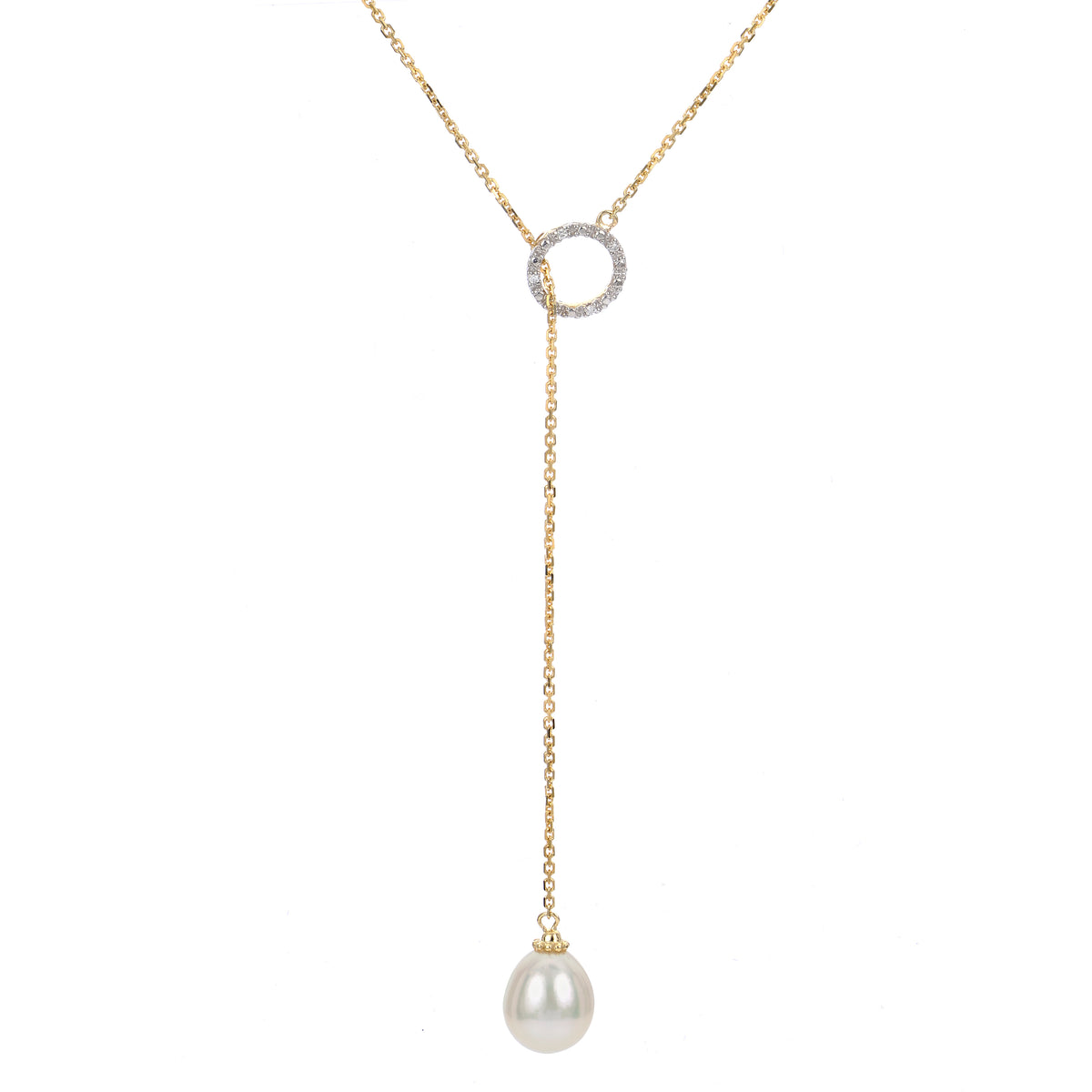 14KT Yellow Gold Freshwater Pearl Necklace