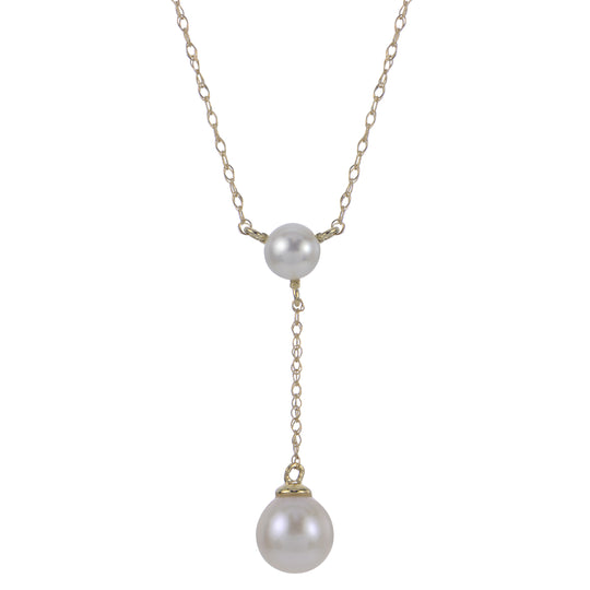 14KT Yellow Gold Freshwater Pearl Necklace