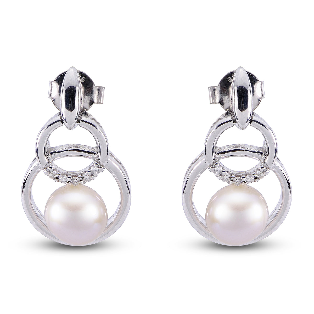 Sterling Silver Freshwater Pearl Earring