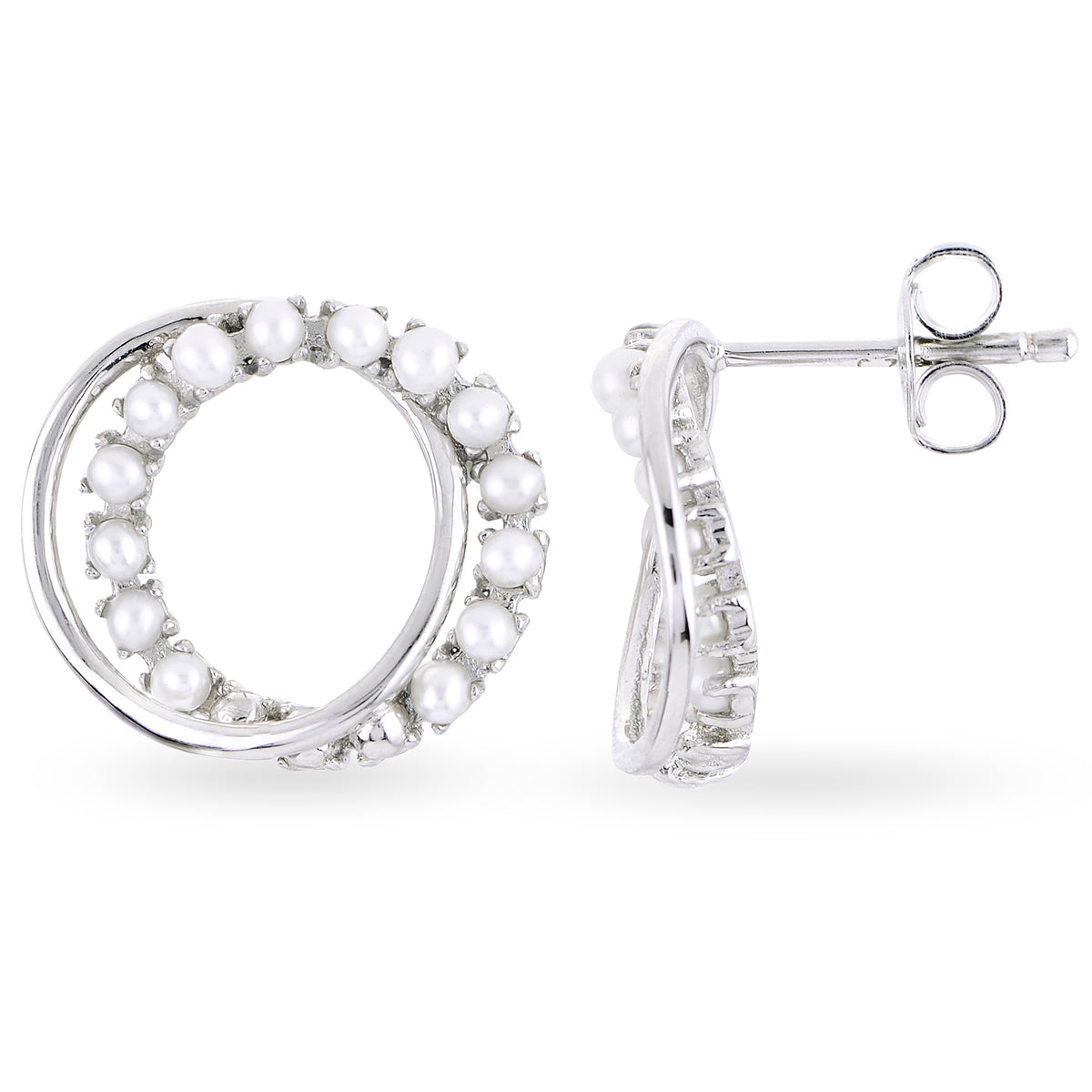 Sterling Silver Freshwater Pearl Earring