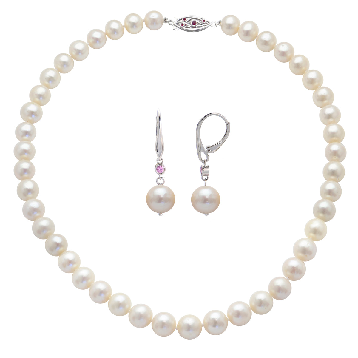 Sterling Silver Freshwater Pearl Set