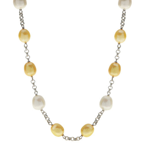 Sterling Silver Freshwater Pearl Necklace
