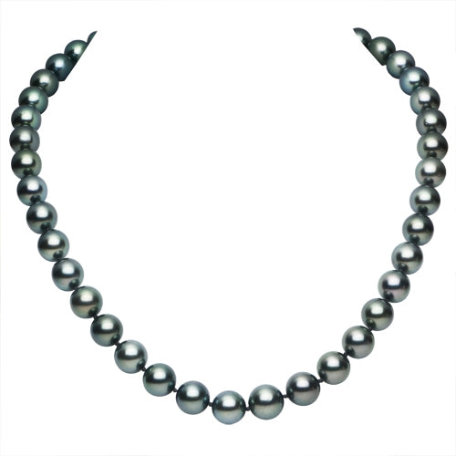 14KT White Gold Tahitian Pearl Necklace