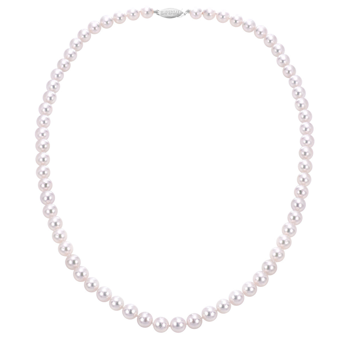 "Crown" Quality Akoya Pearl Strand (Select Gold Color & Pearl Size)